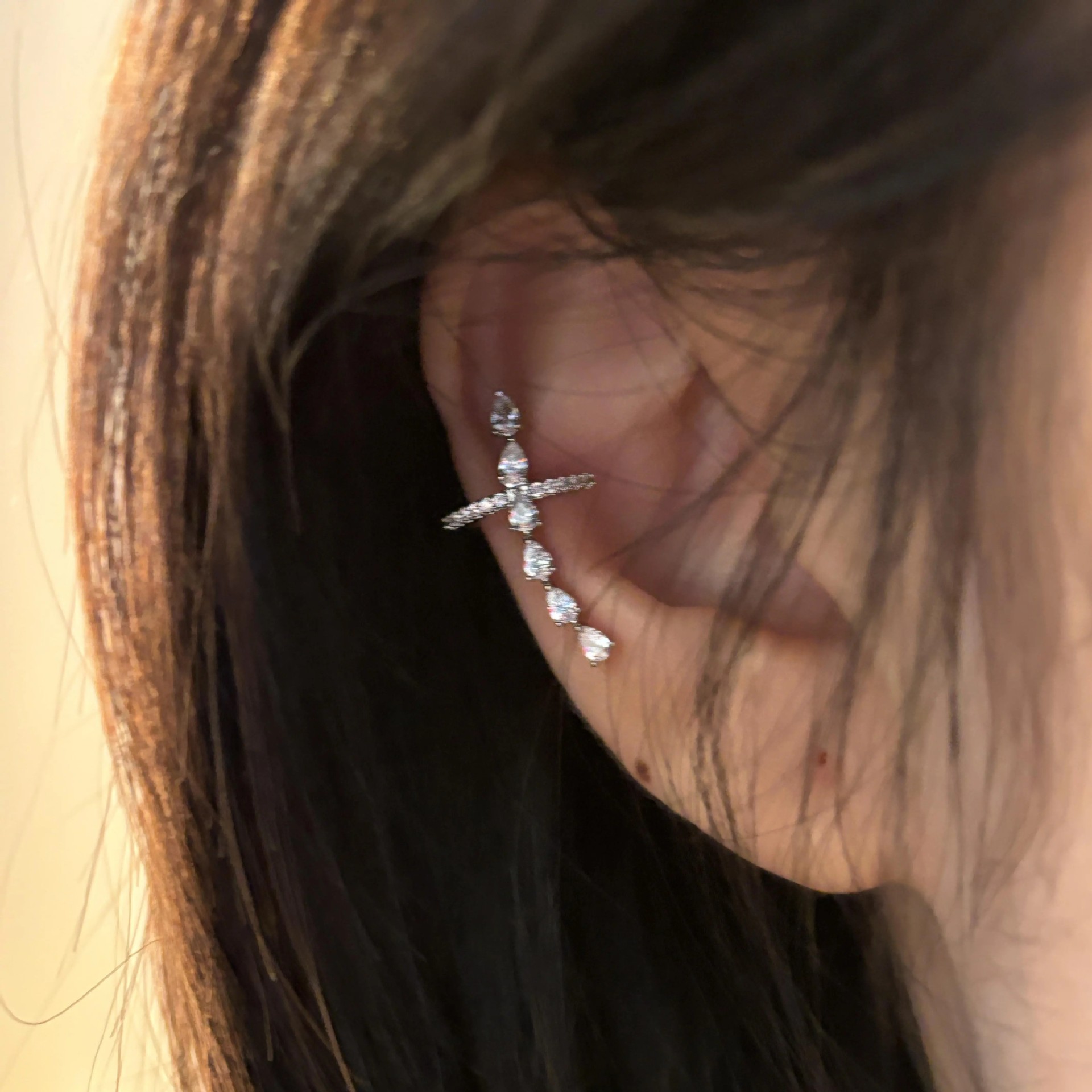 Conch Earring Hoop - Nuovi Orecchini a Clip con Zirconia