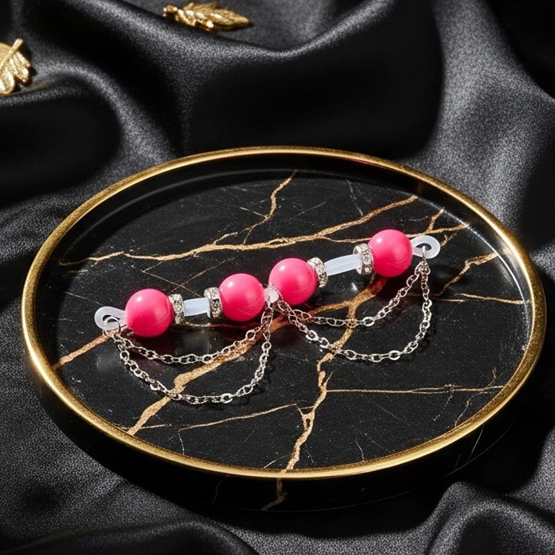 Body Jewelry Nipple Chain - Clip per Capezzoli Non Perforanti Set