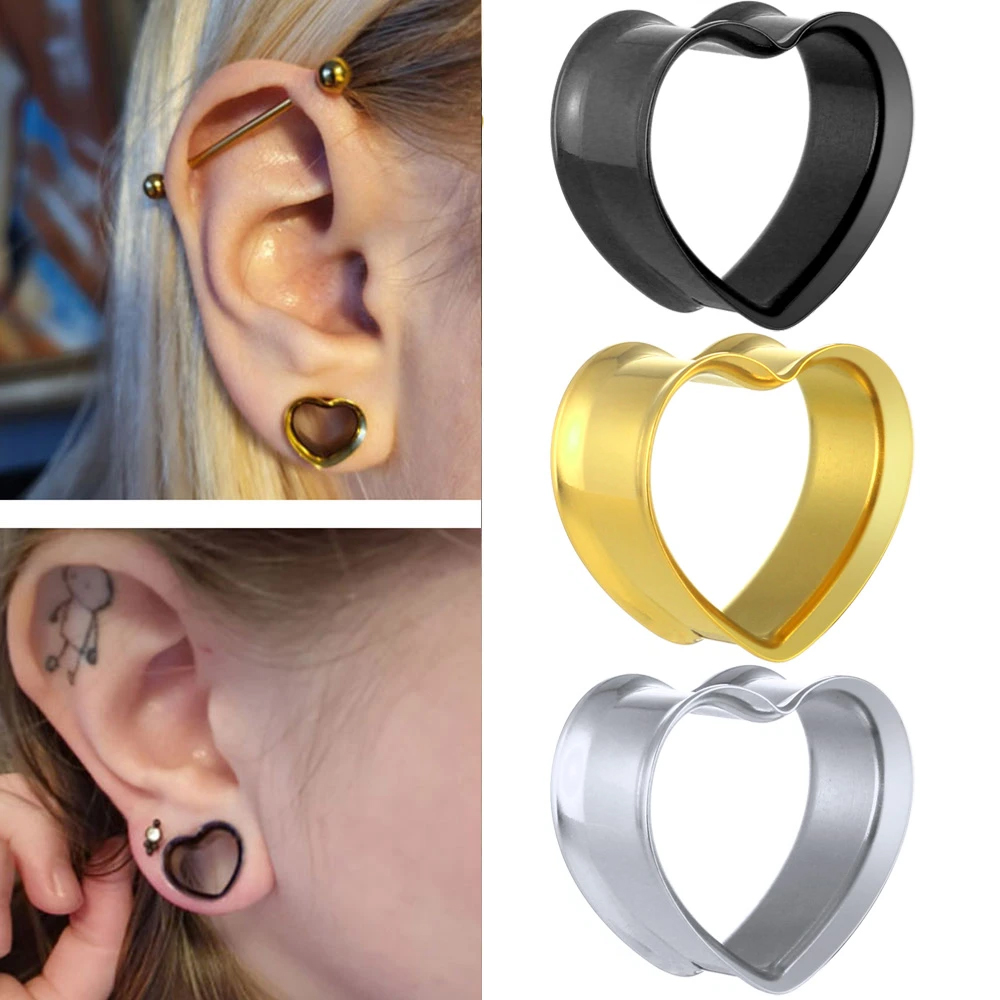 Body Jewelry Ear Gauges - Doearko 2 pezzi alla moda in