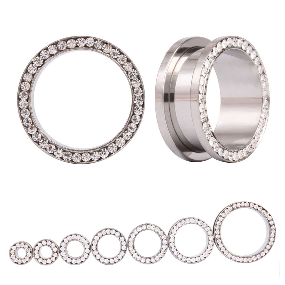 Body Jewelry Ear Gauges - 2 pz/lotto Tunnel per Orecchio in