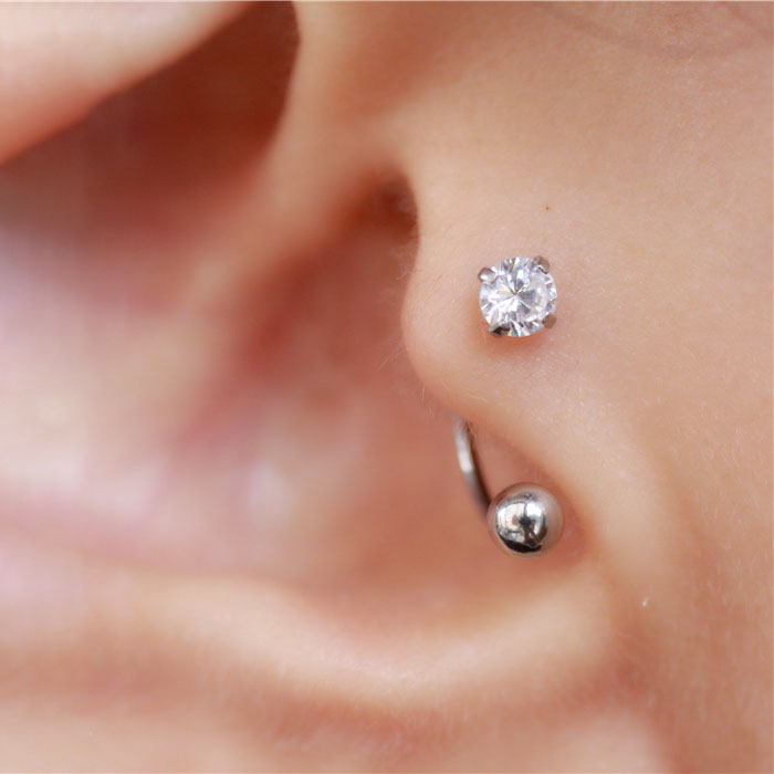 1PC In Acciaio Inox Trago Pene - Conch Earring Hoop recensione e prezzo