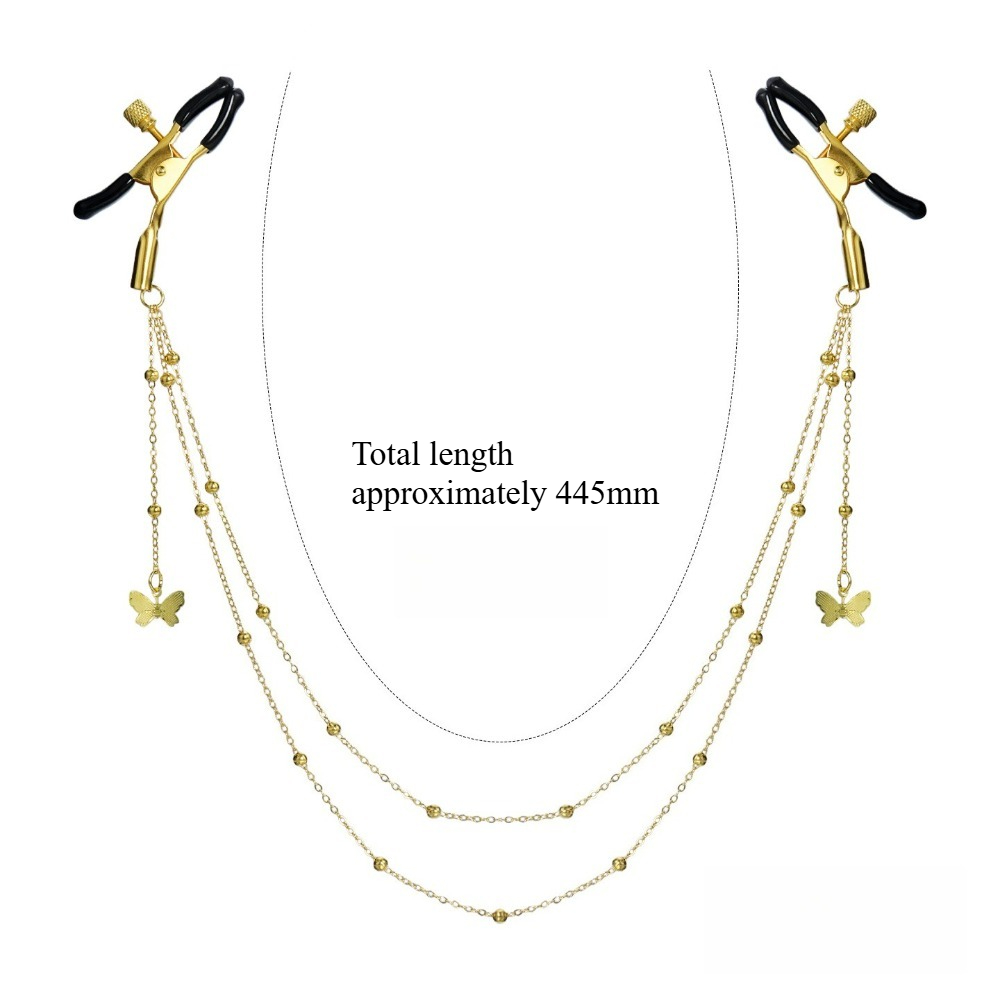 Morsetti per capezzoli a farfa - Body Jewelry Nipple Chain recensione e prezzo