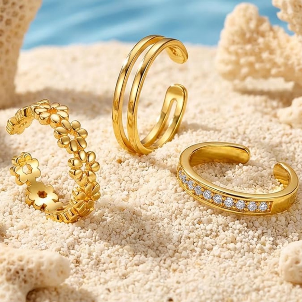 Set di 3 Anelli Aperti Regolab - Body Jewelry Rings recensione e prezzo