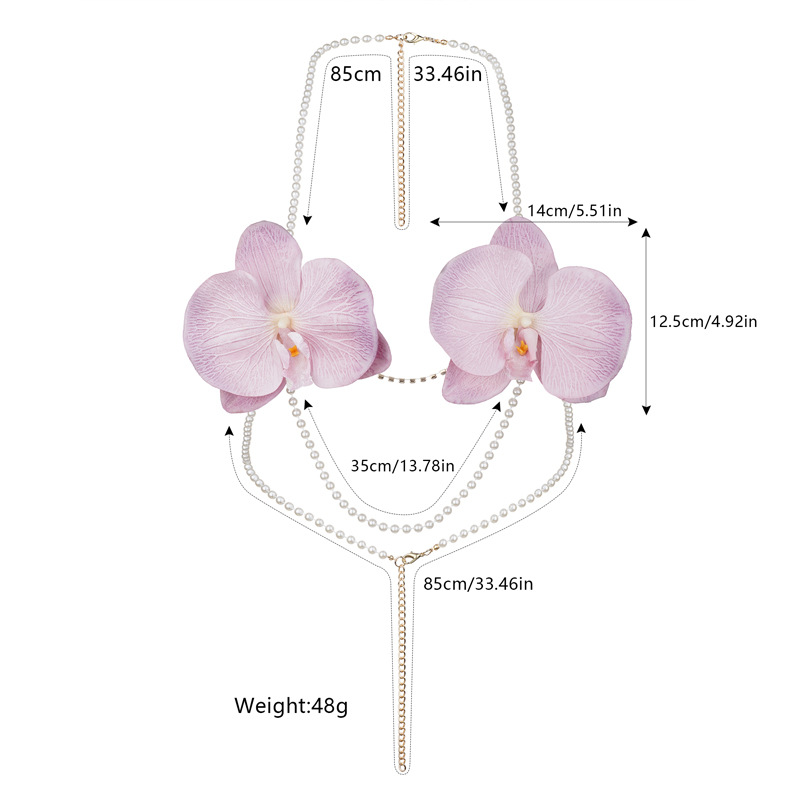 Catena per il corpo con perle  - Body Jewelry Nipple Chain recensione e prezzo