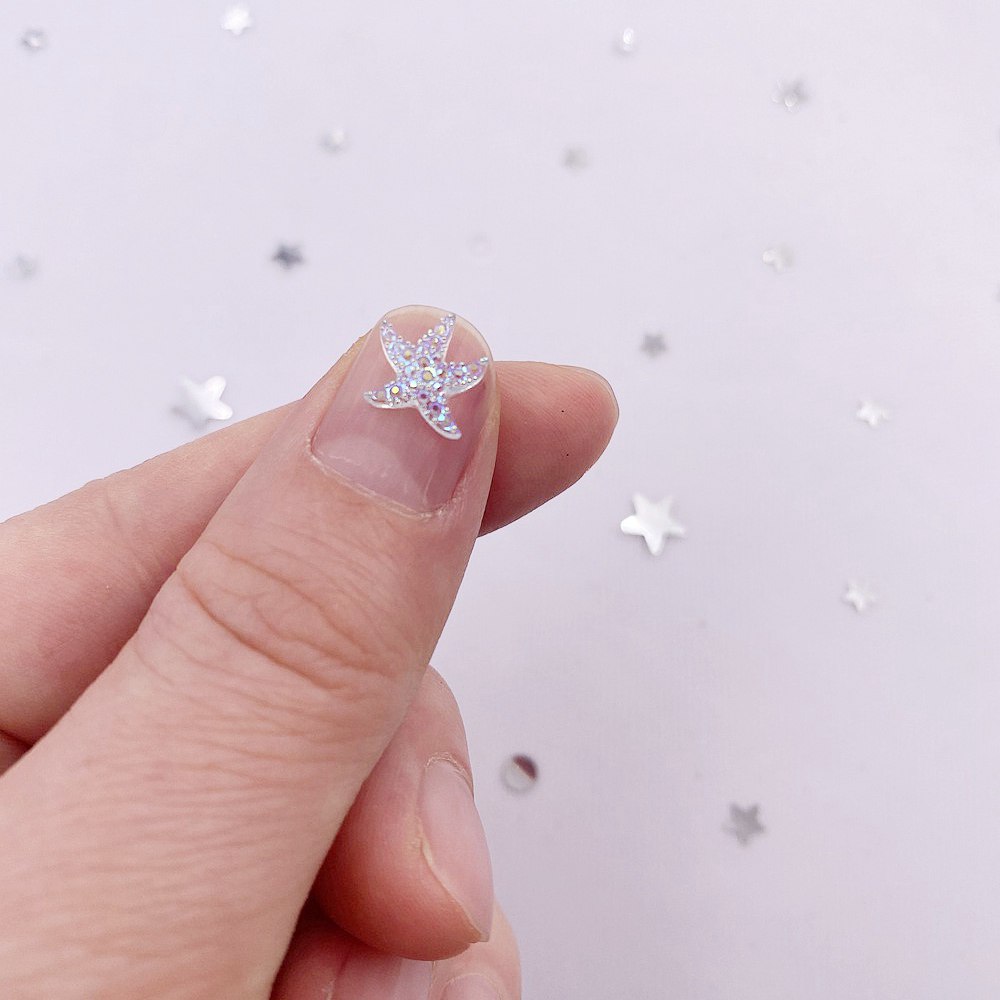 10mm Mini Shiny Star Nail Art  - Star Flat Back recensione e prezzo
