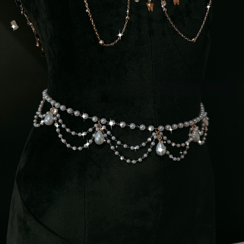 Collana girocollo di perle, ca - Body Jewelry Nipple Chain recensione e prezzo