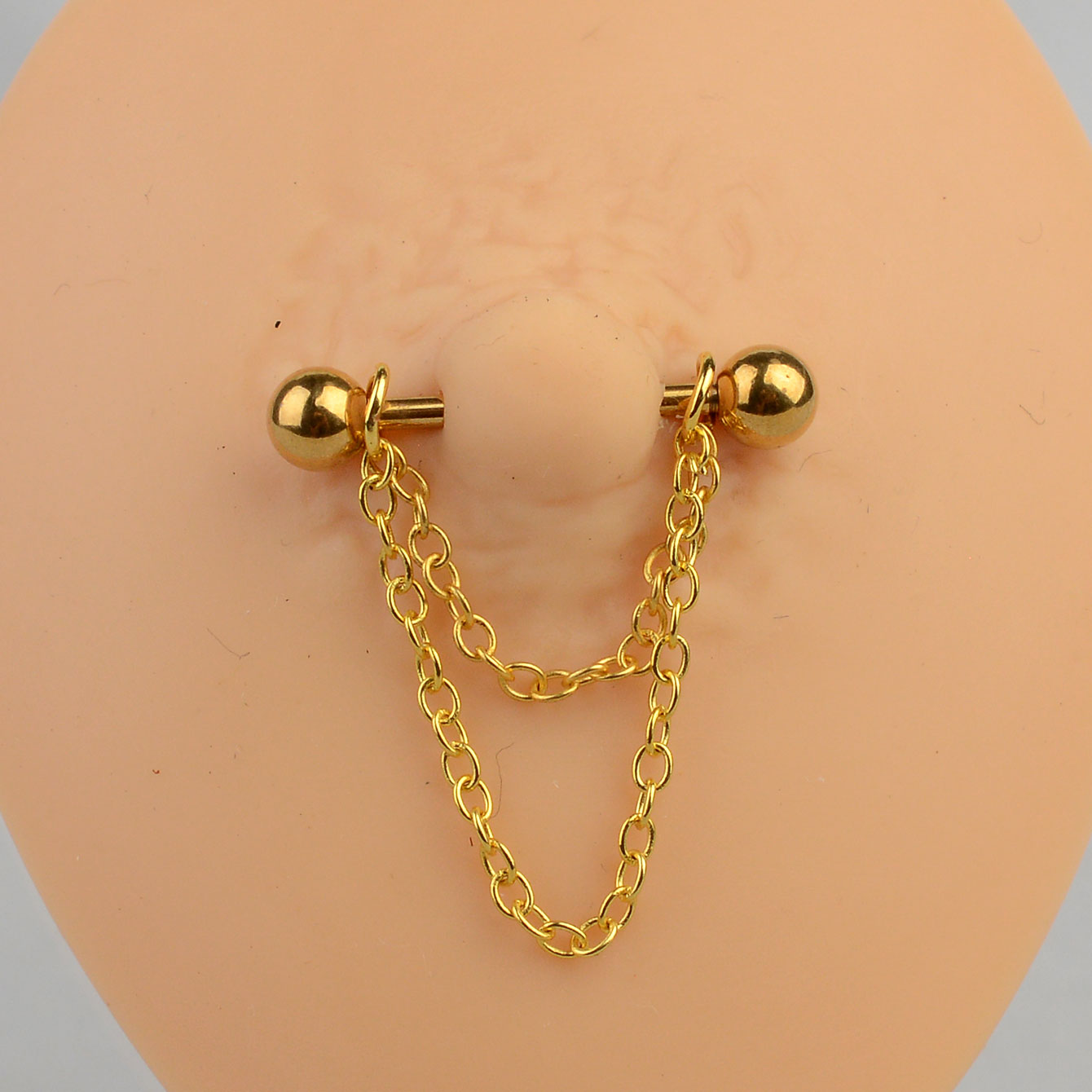 14G piercing per capezzoli Pun - Body Jewelry Nipple Chain recensione e prezzo