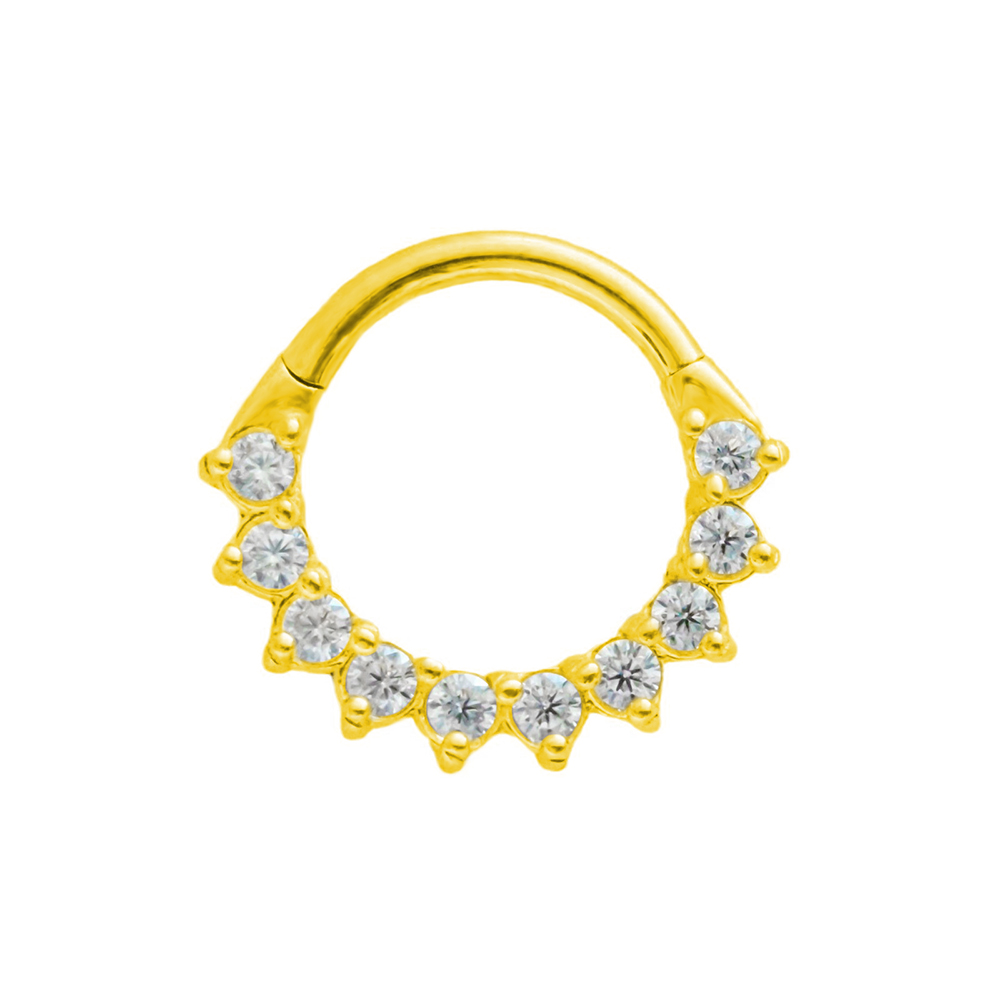 Trapezio CZ Setto 100% acciaio - Conch Earring Hoop recensione e prezzo