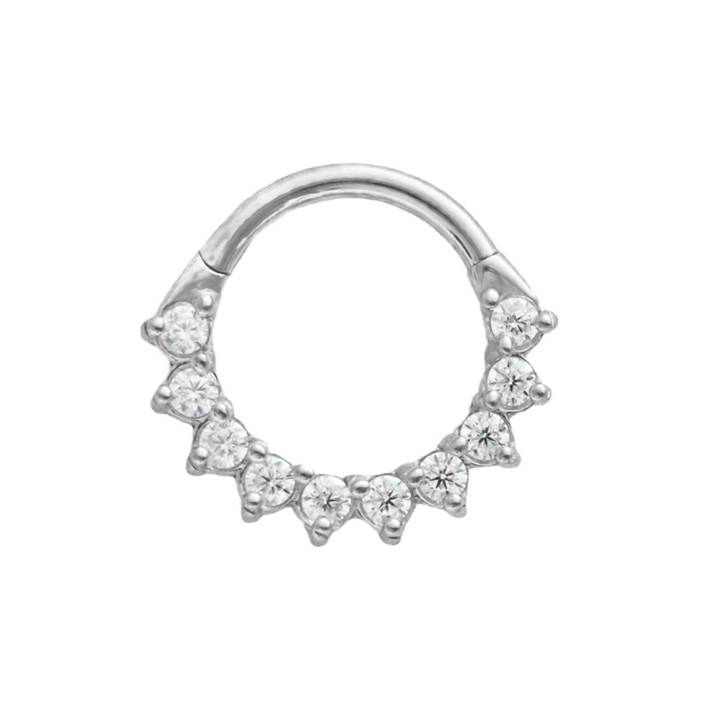 Trapezio CZ Setto 100% acciaio - Conch Earring Hoop recensione e prezzo