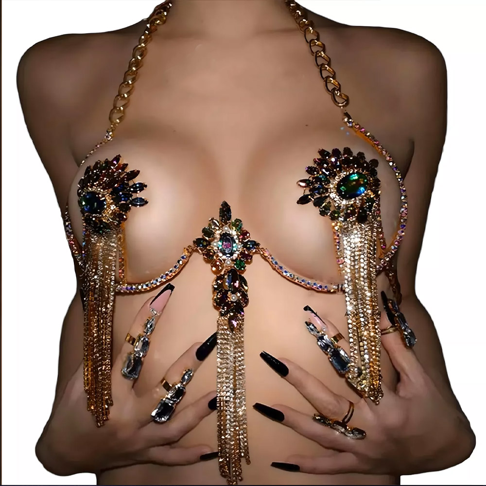 Collana sexy con catena sul pe - Body Jewelry Nipple Chain recensione e prezzo