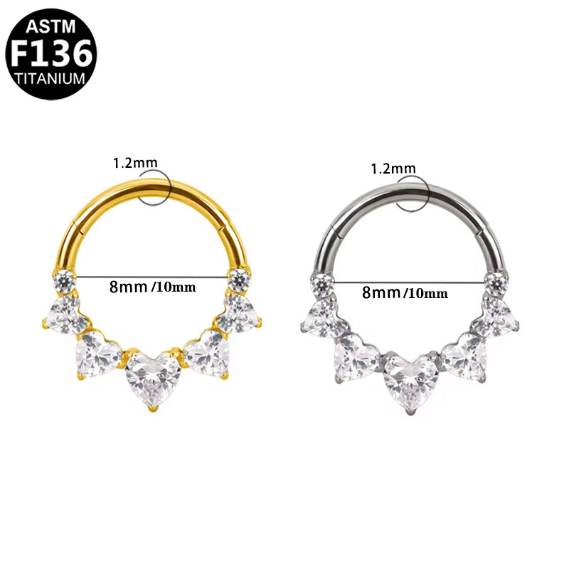 1 pz G23 titanio conchiglia an - Conch Earring Hoop recensione e prezzo